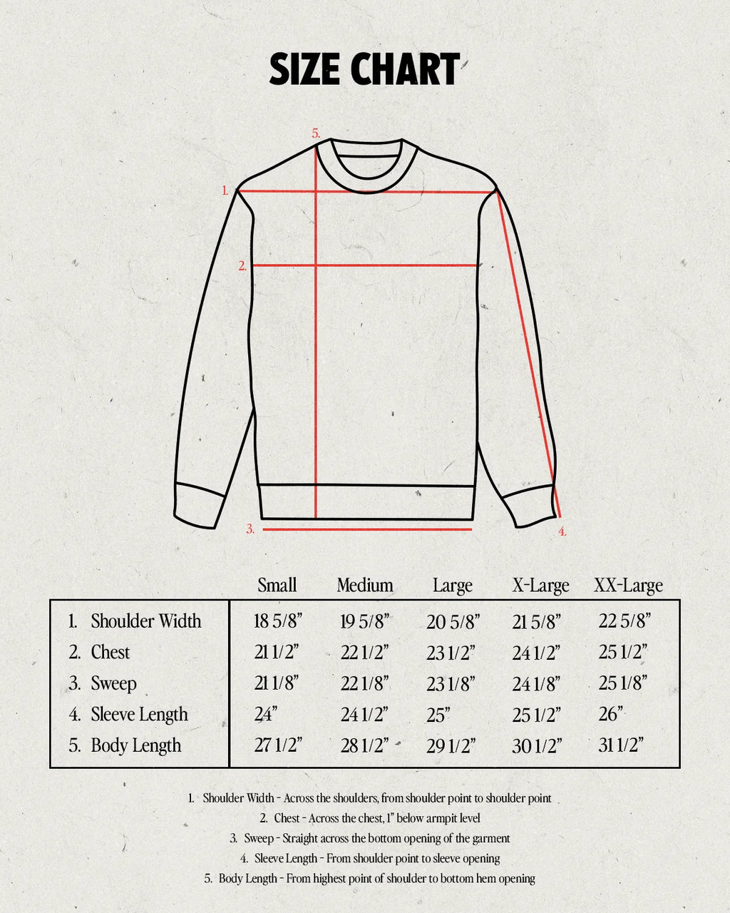Dinner Service Crew Neck Sweater